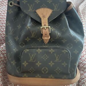 Louis Vuitton Dark Brown Monogram Backpack